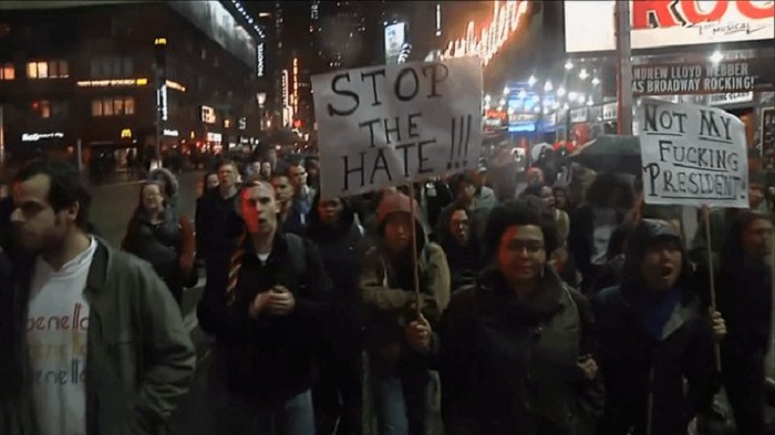 US election: Donald Trump`s presidential win sparks tense protests across major US cities